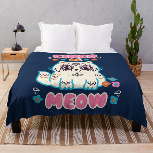 Item preview, Cinco de Meow - Kawaii Face Cat Pun Mexican Festival  designed and sold by WeirdPunderful.