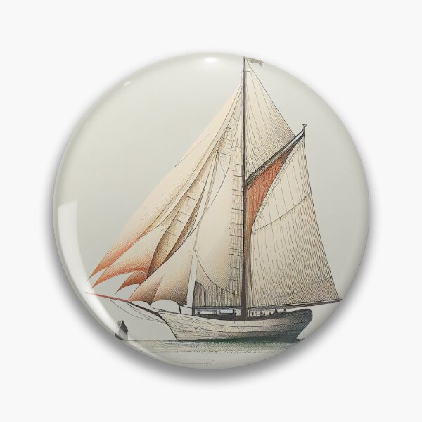 Artikelvorschau, Vintage Segelbootillustration entworfen und verkauft von ShopFineDesigns.