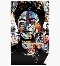 Kahlo-Collage Poster