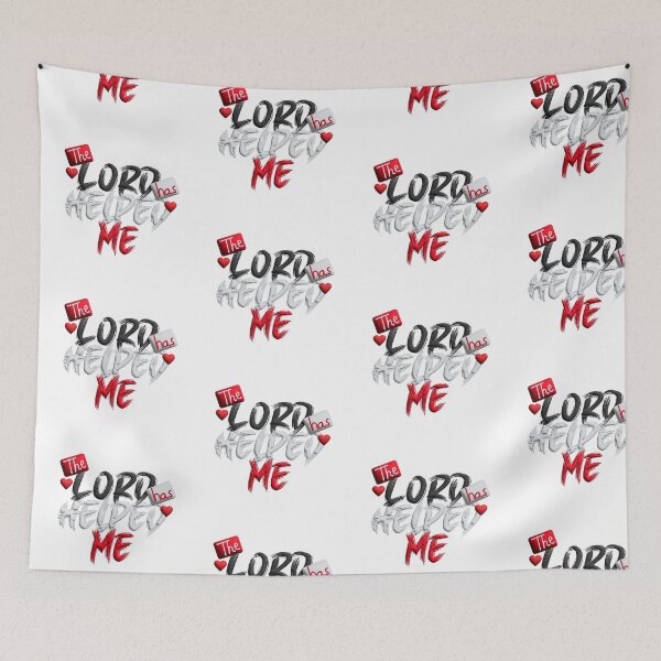 Item preview, The Lord has helped me designed and sold by creative-maxim.