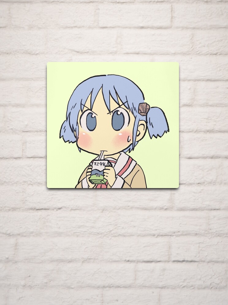 I draw that scene of mio eating sakamoto for lunch / funny nichijou face  meme - Anime Meme - Posters and Art Prints