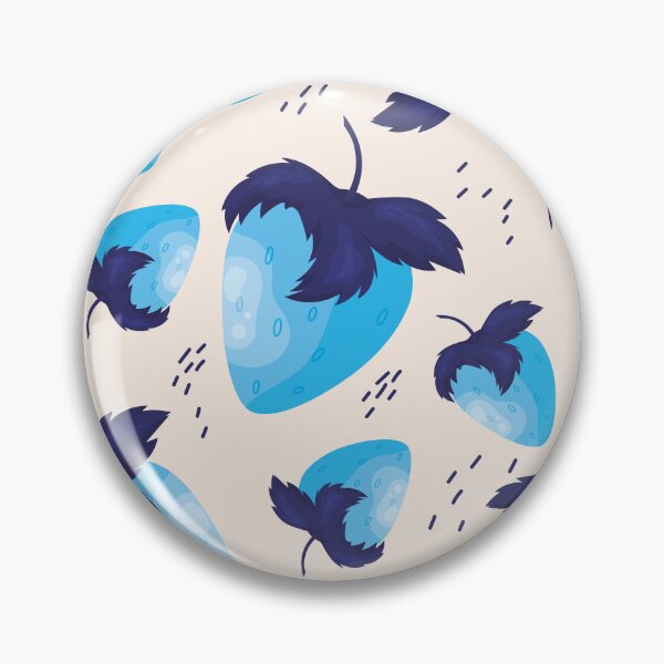 Item preview, Blue strawberry pattern designed and sold by SoykAart.
