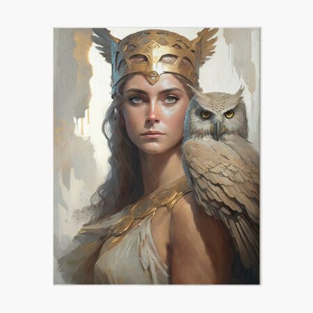 Athena goddess Art Board Print for Sale by LecoLA