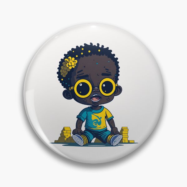 Item preview, Adorable African Baby designed and sold by Hashdo.