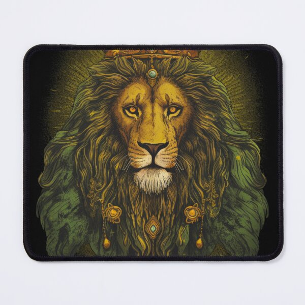 Item preview, rasta lion as a saint designed and sold by Bohabaz.
