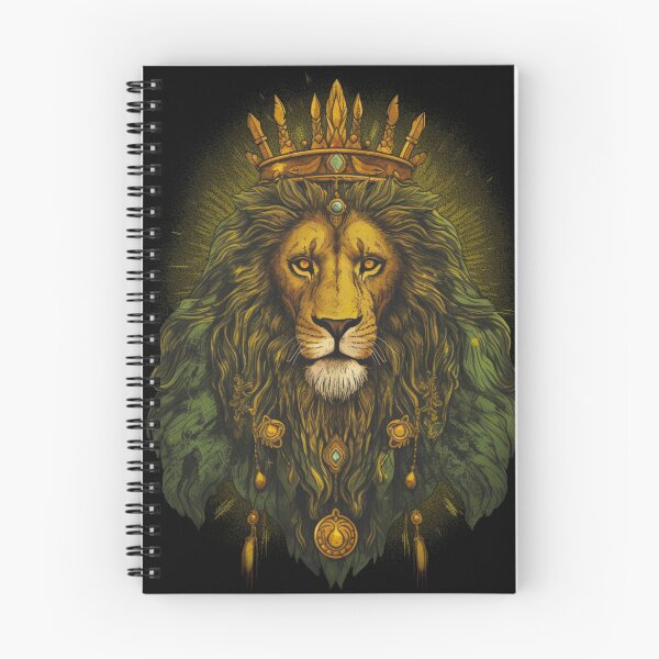 Item preview, rasta lion as a saint designed and sold by Bohabaz.