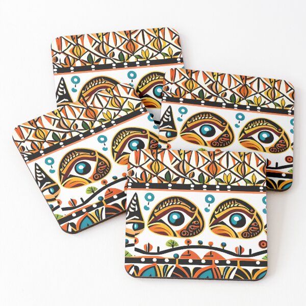 Item preview, African art Batik Print 22 designed and sold by Gaurav Garg.