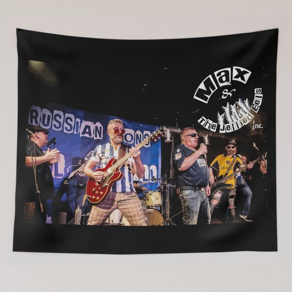 Item preview, Max & The Jellied Eels Inc Band designed and sold by Millwall.store.