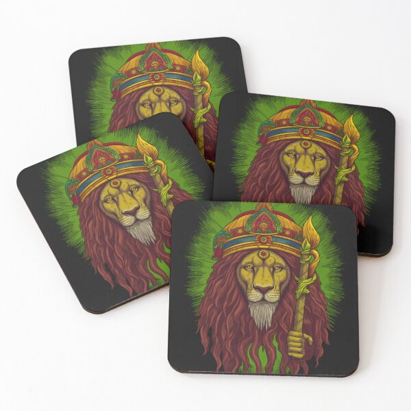 Item preview, rasta lion as a saint  designed and sold by Bohabaz.