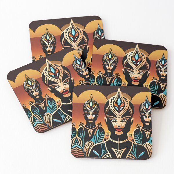 Item preview, African art Batik Print 24 designed and sold by Gaurav Garg.