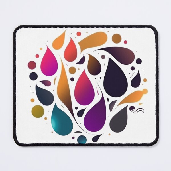 Item preview, Fluid Forms: A Colorful and Organic Exploration of Water Drops designed and sold by SML(Smiling Cool) PinkBubble.