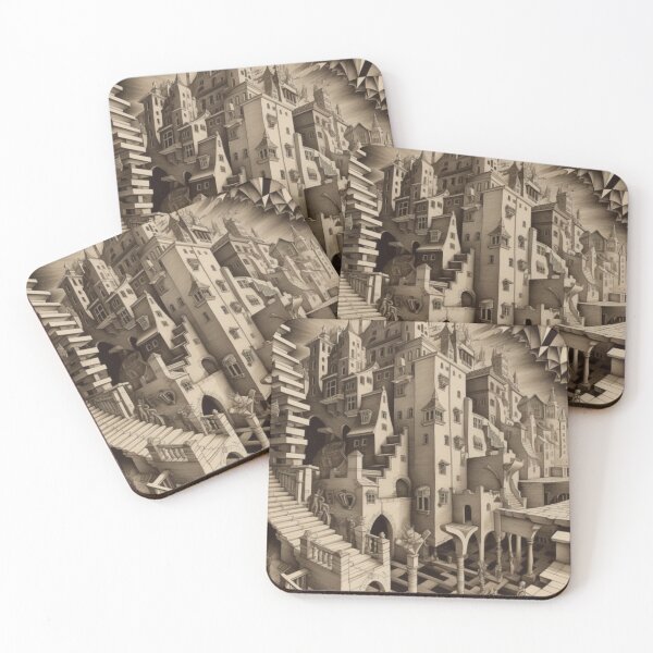 Item preview, Optical Illusion Illustration 04 - MC Escher inspired designed and sold by CremisArt.