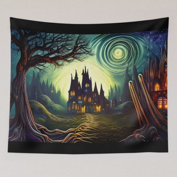 Item preview, Spooky landscape designed and sold by FineArtworld7.