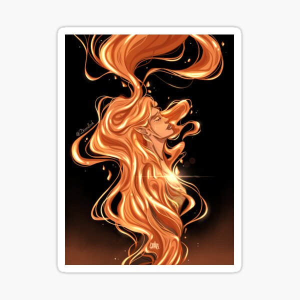 Aperçu de l'œuvre Impression coeur de feu créée et vendue par DoodlingLenn.