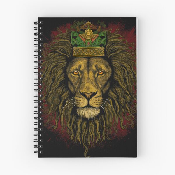 Item preview, rasta lion as a saint designed and sold by Bohabaz.