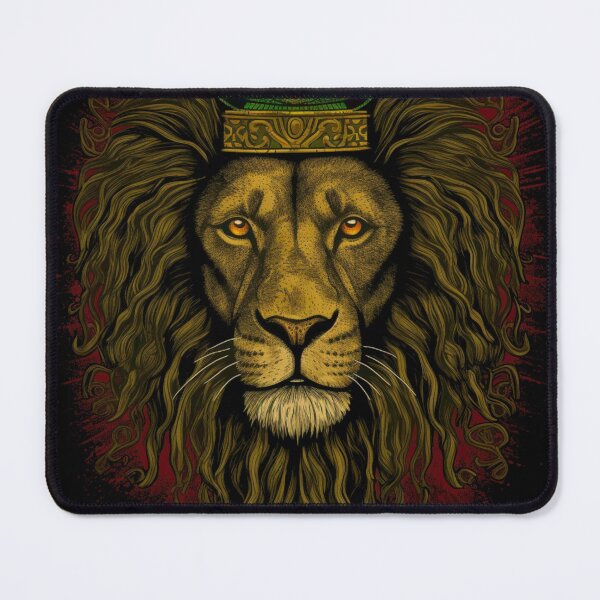 Item preview, rasta lion as a saint designed and sold by Bohabaz.