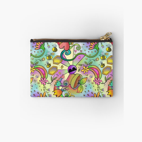 Item preview, Colorful Spring Psychedelic Flowers Sun designed and sold by RoguePixel.