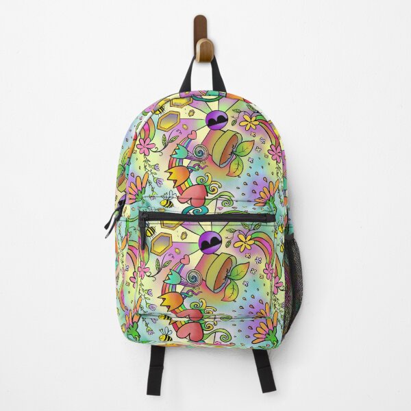 Item preview, Colorful Spring Psychedelic Flowers Sun designed and sold by RoguePixel.