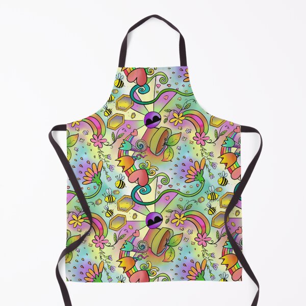 Item preview, Colorful Spring Psychedelic Flowers Sun designed and sold by RoguePixel.