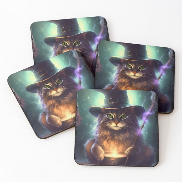 Item preview, Magical Whiskers - the Wizard Cat designed and sold by AntibodyDP7.