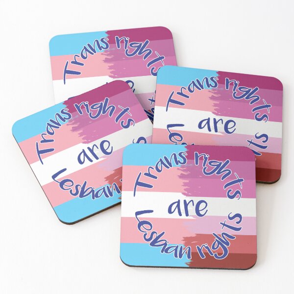 Item preview, Trans rights are lesbian rights (stripes) designed and sold by SolidariTea.