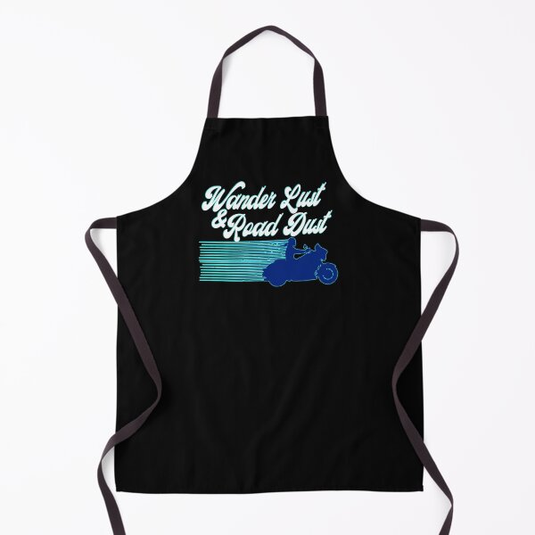 Item preview, Wander Lust & Road Dust - Biker Girl Teal Blue Cruiser Motorcycle Babe designed and sold by SmileThreads.