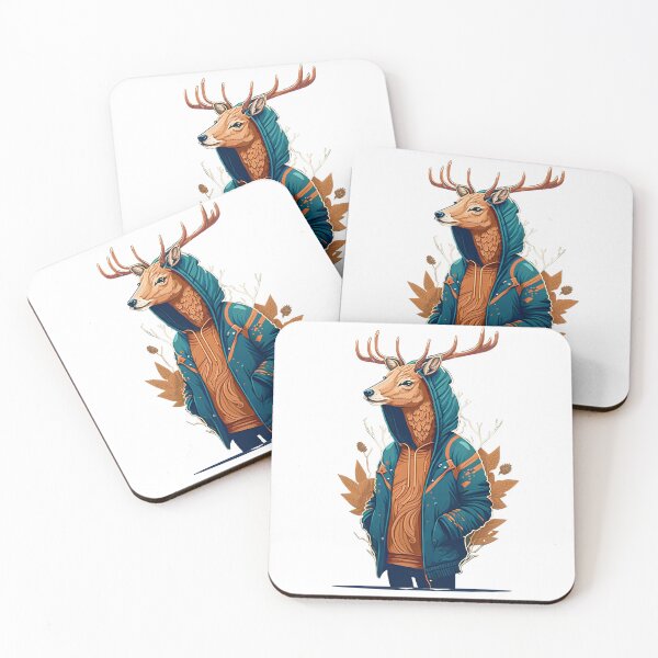 Item preview, Deer wearing a hoodie designed and sold by anthonygdg.