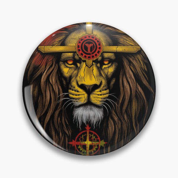 Item preview, Rasta lion as a saint designed and sold by Bohabaz.