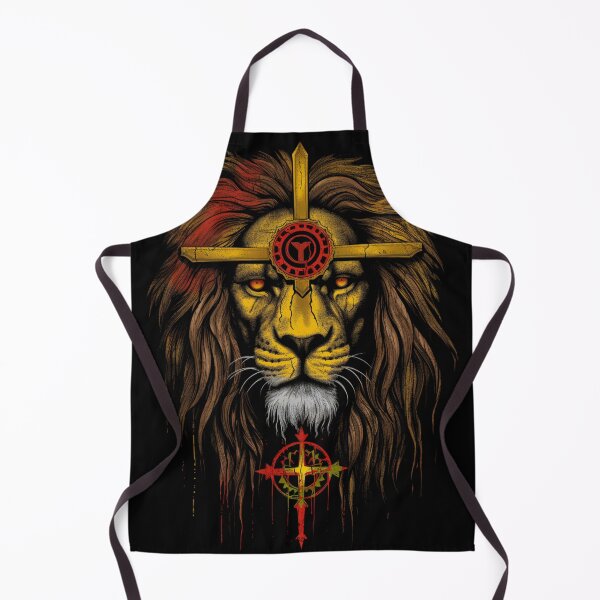 Item preview, Rasta lion as a saint designed and sold by Bohabaz.