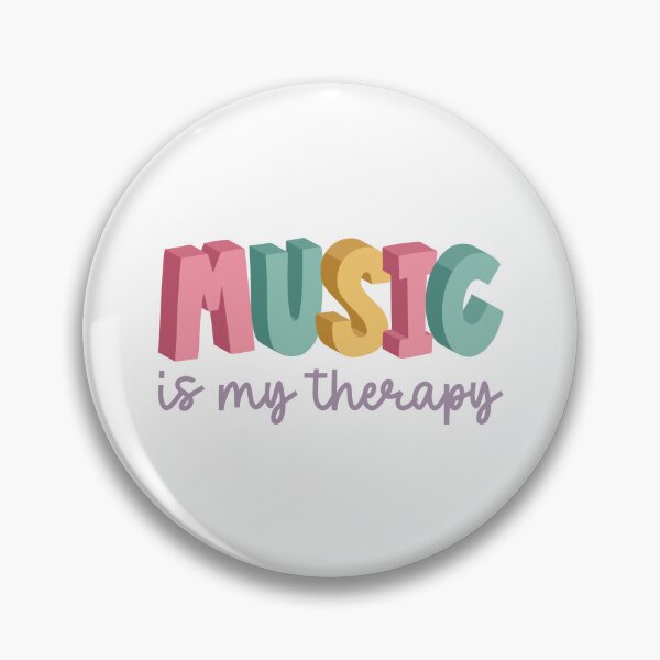 Item preview, Music is my therapy designed and sold by TheSimpleSloth.