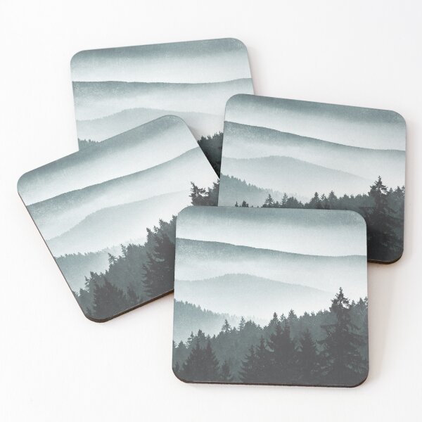 Item preview, Mountain Light // My Cosmos Is Fine In A Misty Wilderness Forest With Cascadia Trees Covered In Moody Fog designed and sold by Tordis Kayma.