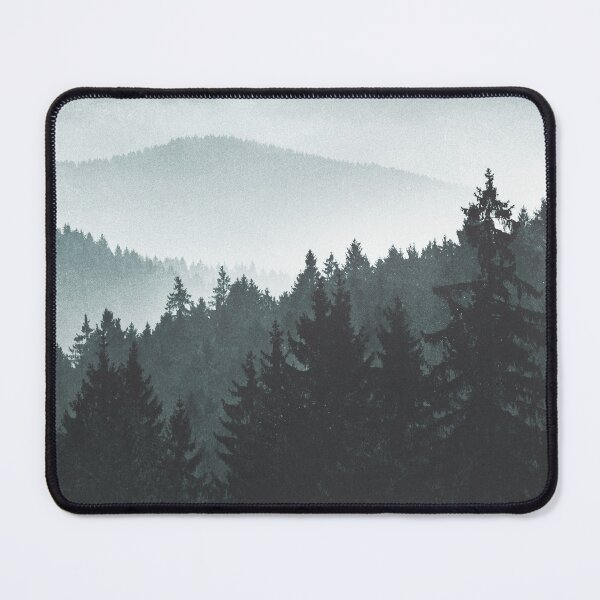 Item preview, Mountain Light // My Cosmos Is Fine In A Misty Wilderness Forest With Cascadia Trees Covered In Moody Fog designed and sold by Tordis Kayma.