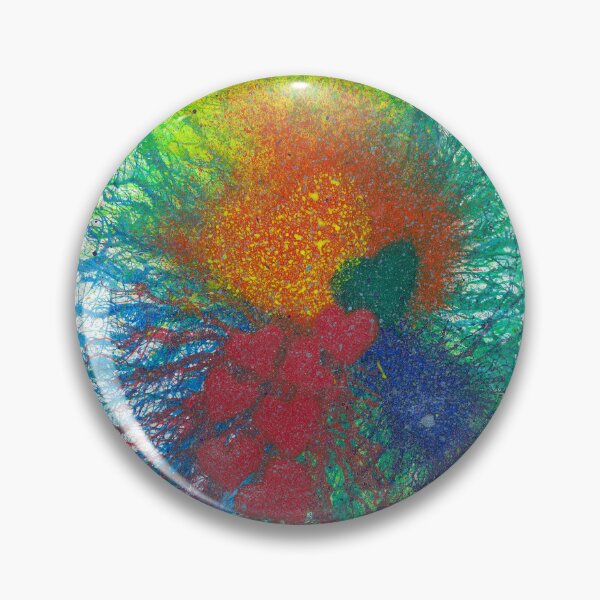 Item preview, Look For The Rainbow When It Rains #448 Bold Unique AF Vibrant Multicolor Original Hand-painted OOAK LGBTQ+ Pride Abstract Painting For Chakras Balancing Meditation Aura Reiki Energy Healing Hearts 5D designed and sold by Rainbow Artist Orlando L.