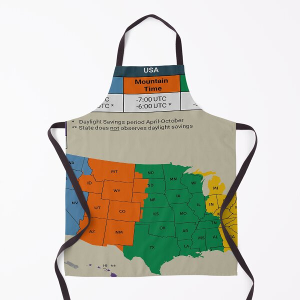 Item preview, Time Zones of USA: Vintage Map designed and sold by Bb-gl.