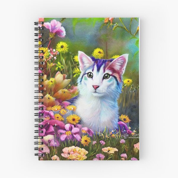 Item preview, Cat beyond Flowers designed and sold by flyingalpaka22.