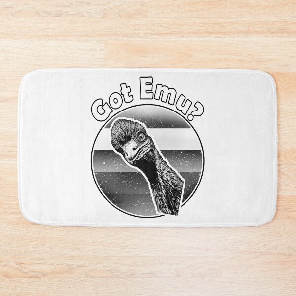 Item preview, Got Emu Digital Charcoal Art designed and sold by SmileThreads.