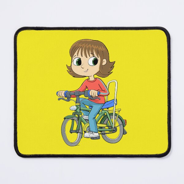 Item preview, girl riding a bicycle with an extended seat designed and sold by duxpavlic.