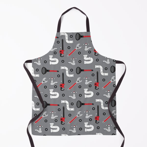 Item preview, Plumber Plumbing Tools Pattern designed and sold by CreativeTwins.