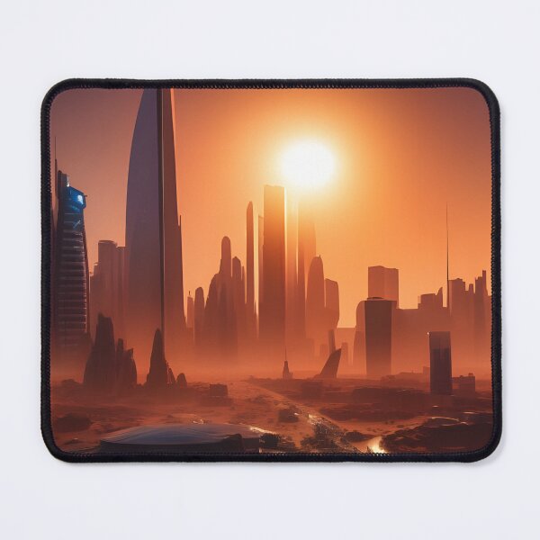 Item preview, Sunrise over New Mars City 01 designed and sold by stine1.