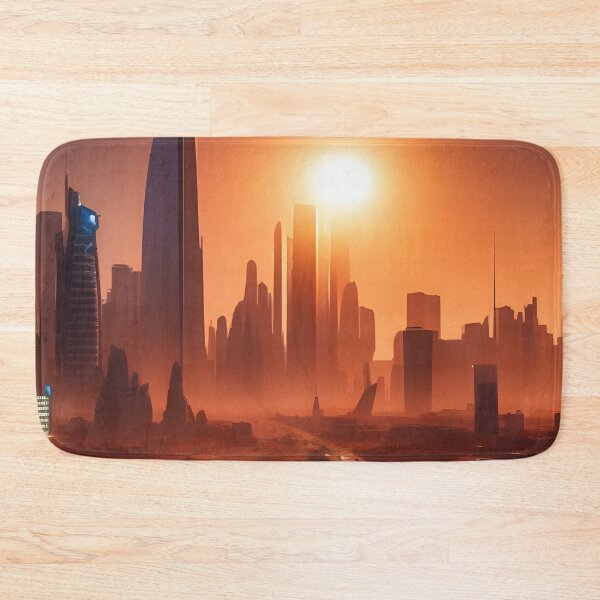 Item preview, Sunrise over New Mars City 01 designed and sold by stine1.