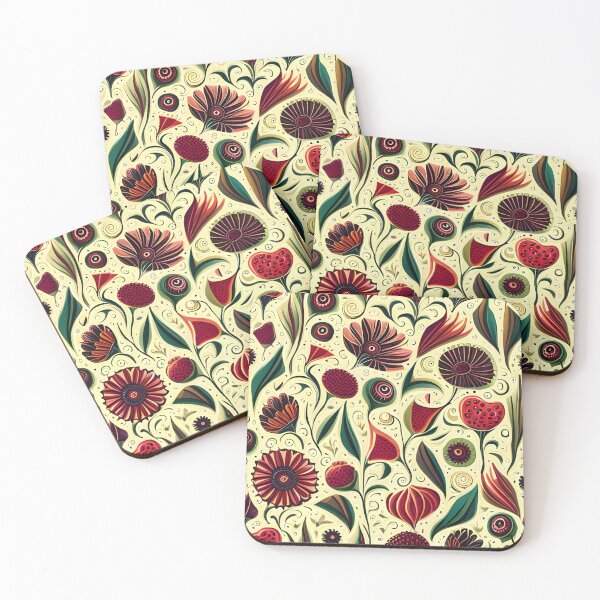 Item preview, Vintage Inspired Floral Pattern designed and sold by WitchyWare.