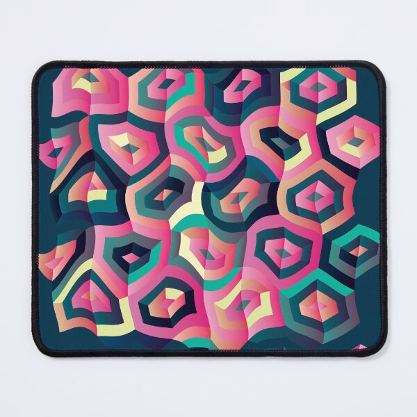 Item preview, Distorted geometric objects in pink hues designed and sold by IngaDesign.