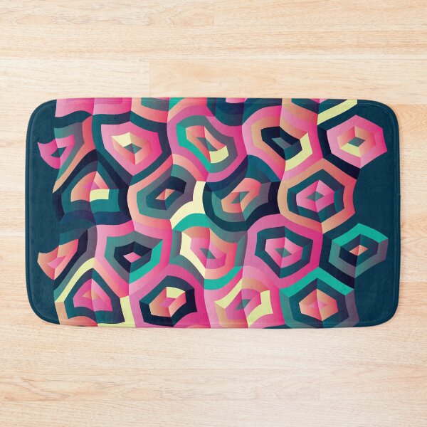 Item preview, Distorted geometric objects in pink hues designed and sold by IngaDesign.