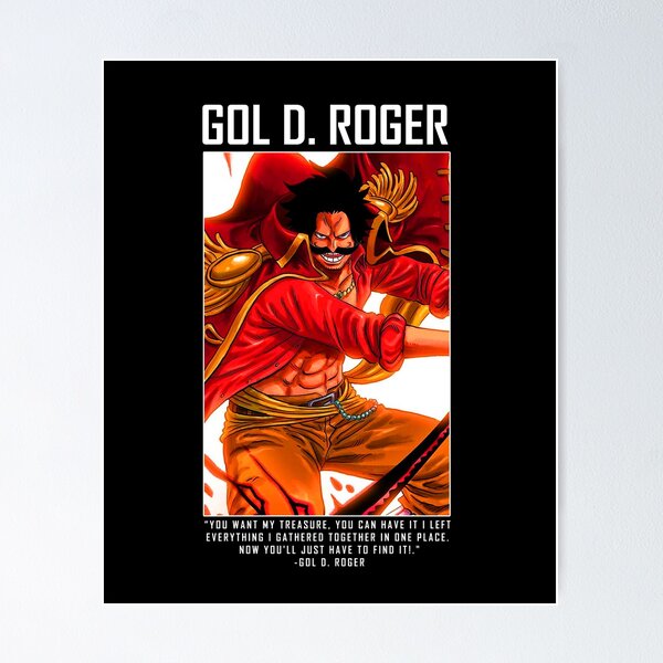 ONE PIECE Poster Wanted Gol .D. Roger (52x38cm)