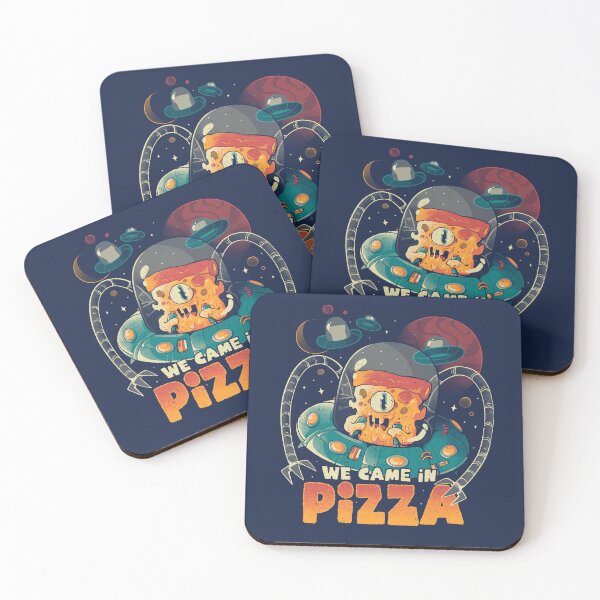 Item preview, We Came in Pizza - Funny Food Alien Gift designed and sold by EduEly.