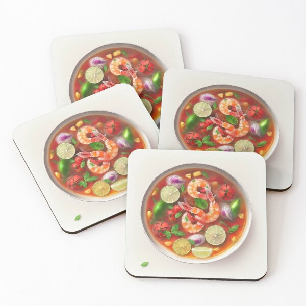 Item preview, Spicy Thai Shrimp Soup designed and sold by AxeWave.