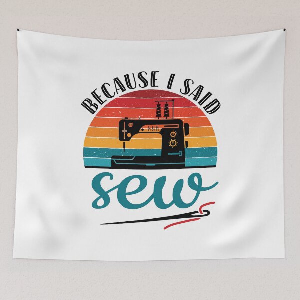 Item preview, Because I Said Sew Funny Sewing Machine  designed and sold by jaygo.