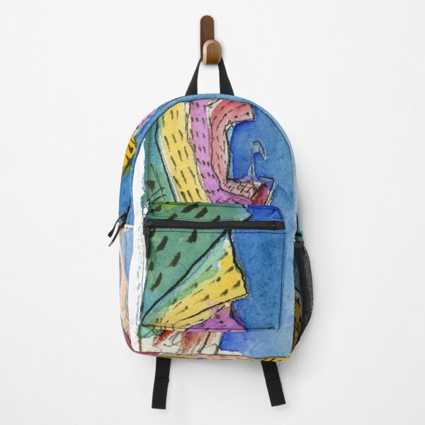 Item preview, E.J. Gold Watercolor - "City in the Sky" designed and sold by ProsperityPath.