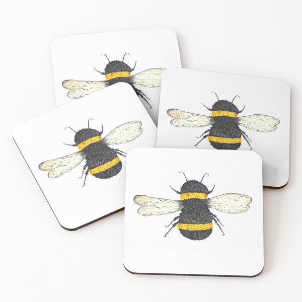 Item preview, Bumble bee painting designed and sold by FlowerGirlinHat.
