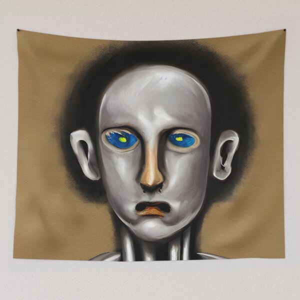Item preview, Robot in the style of famous art. designed and sold by CRAFTER-MEDIA.